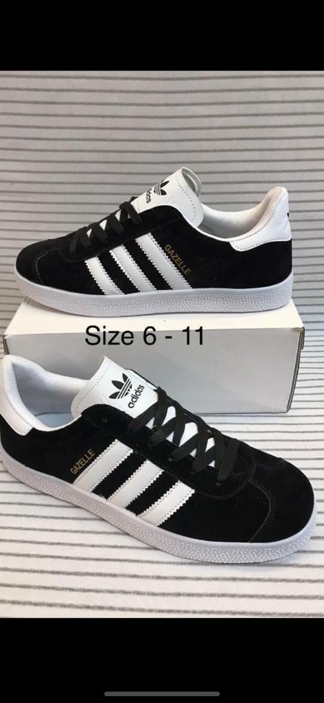 ladies black gazelles size 6